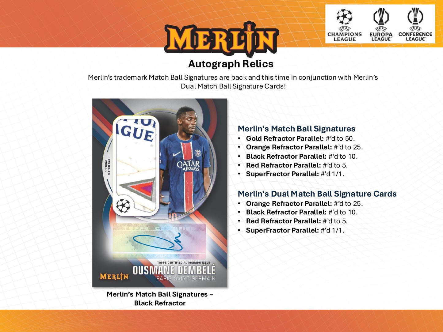 Topps Merlin Chrome UEFA 2024/25 - Hobby Box