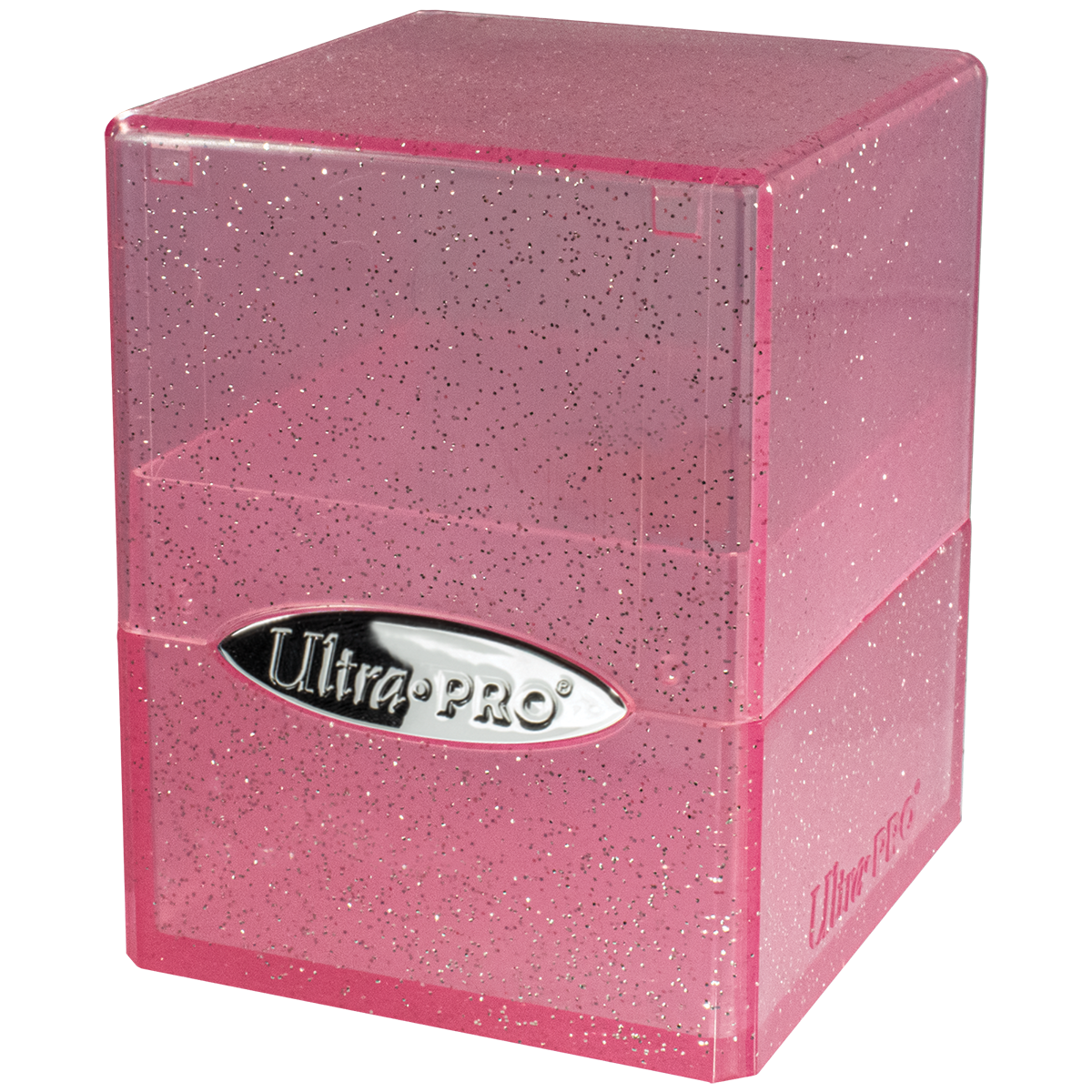 Ultra PRO Satin Cube Deck Box - Glitter Pink