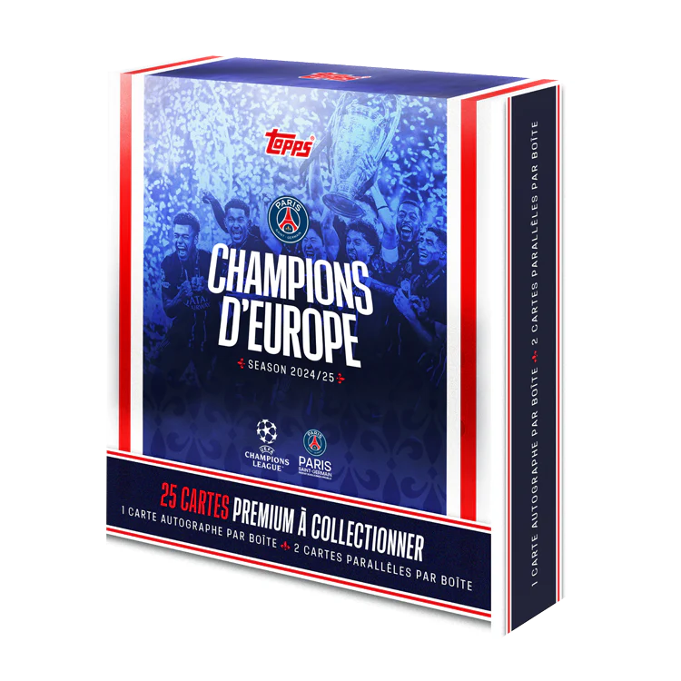 Topps Paris Saint-Germain Champions d’Europe 2025