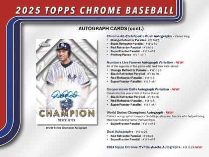 Topps Chrome Baseball 2025 - Breaker's Delight