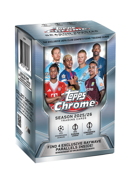 Topps Chrome UEFA Club Competitions 2025/26 - Value Box