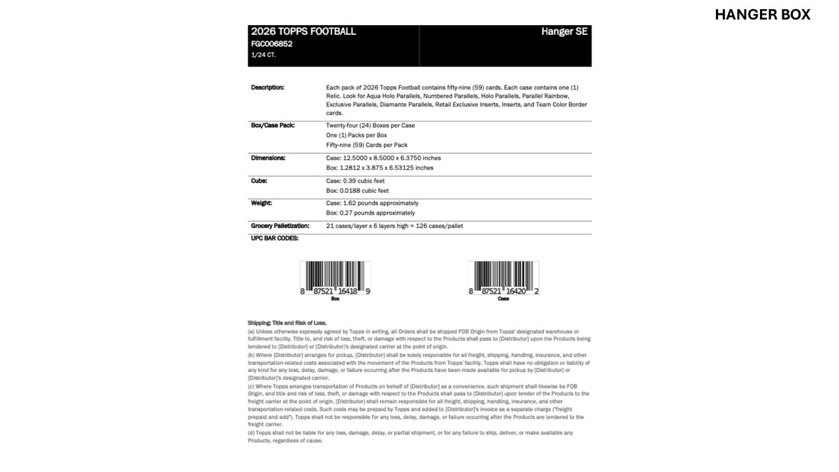 Topps NFL Football Flagship 2026 - Fat Pack