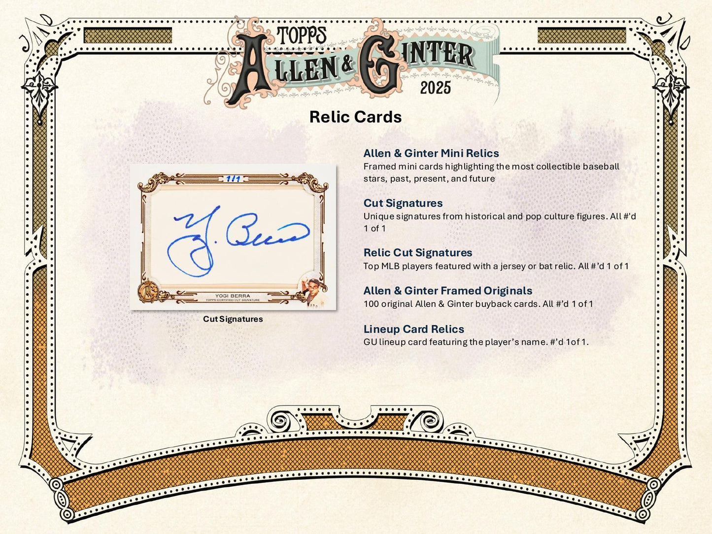 Topps Allen & Ginter Baseball 2025 - Value Box