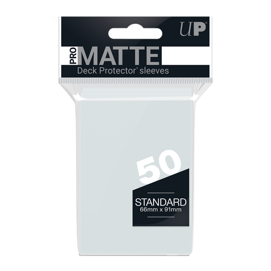 Ultra PRO PRO-Matte Standard Deck Protector sleeves - Clear (50)