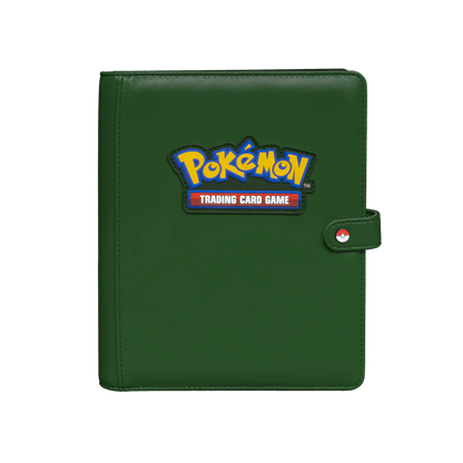 Ultra PRO Pokemon 4-Pocket Premium Green Snap Binder