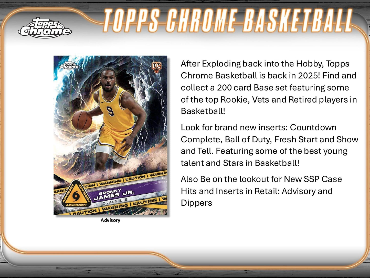 Topps Chrome Basketball 2024/25 - Value Box