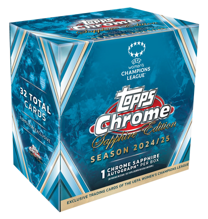 Topps Chrome Sapphire UEFA Women's Champions League 2024/25 - Hobby Box