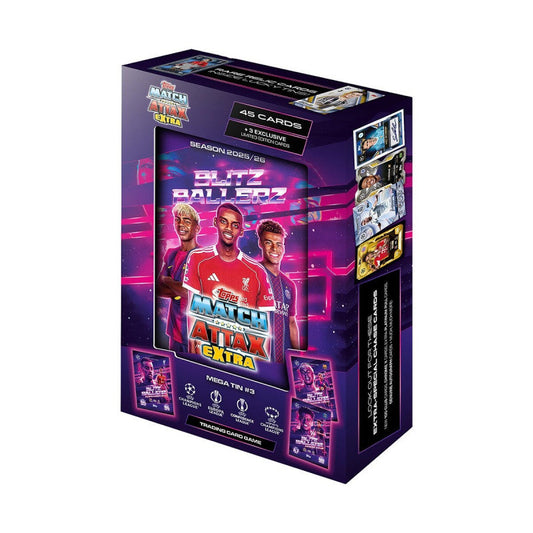 Topps Match Attax Champions League Extra 2025/26 - Mega Tin Blitz Ballerz