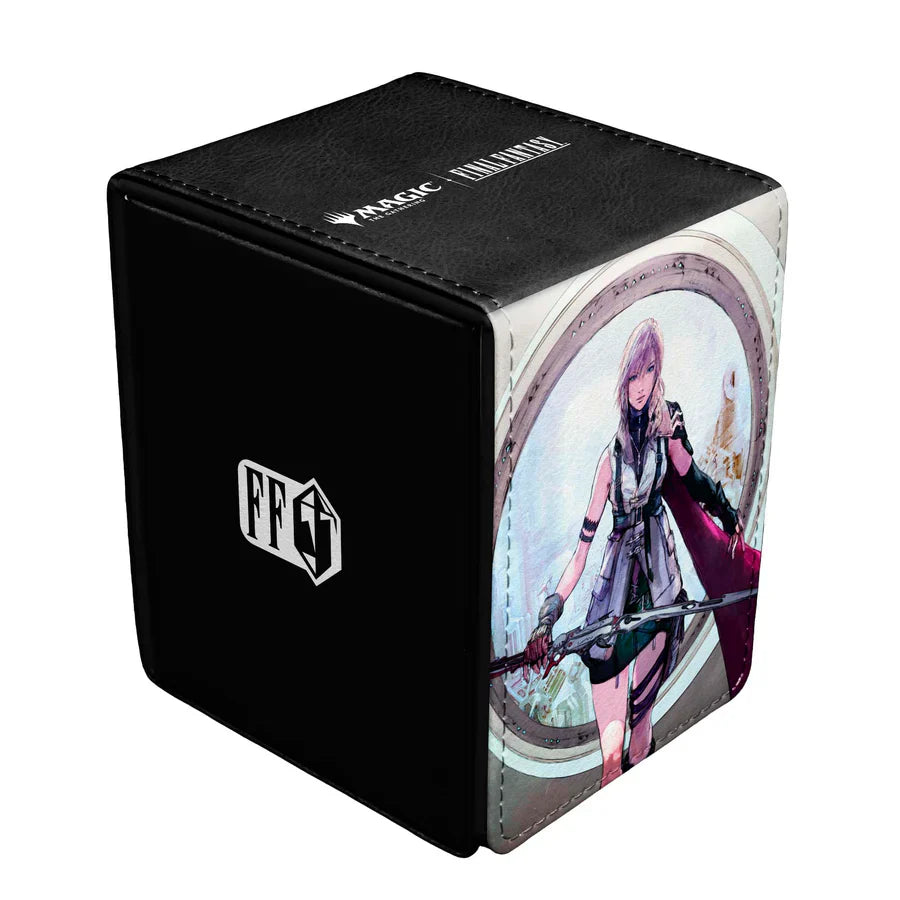 Ultra PRO Final Fantasy - Lightning, Army of One - Alcove Flip Deck Box for Magic: The Gathering