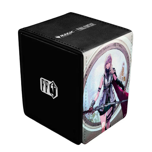 Ultra PRO Final Fantasy - Lightning, Army of One - Alcove Flip Deck Box for Magic: The Gathering