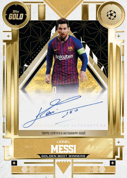 Topps Gold UEFA Club Competitions 2025/26 - Hobby Box