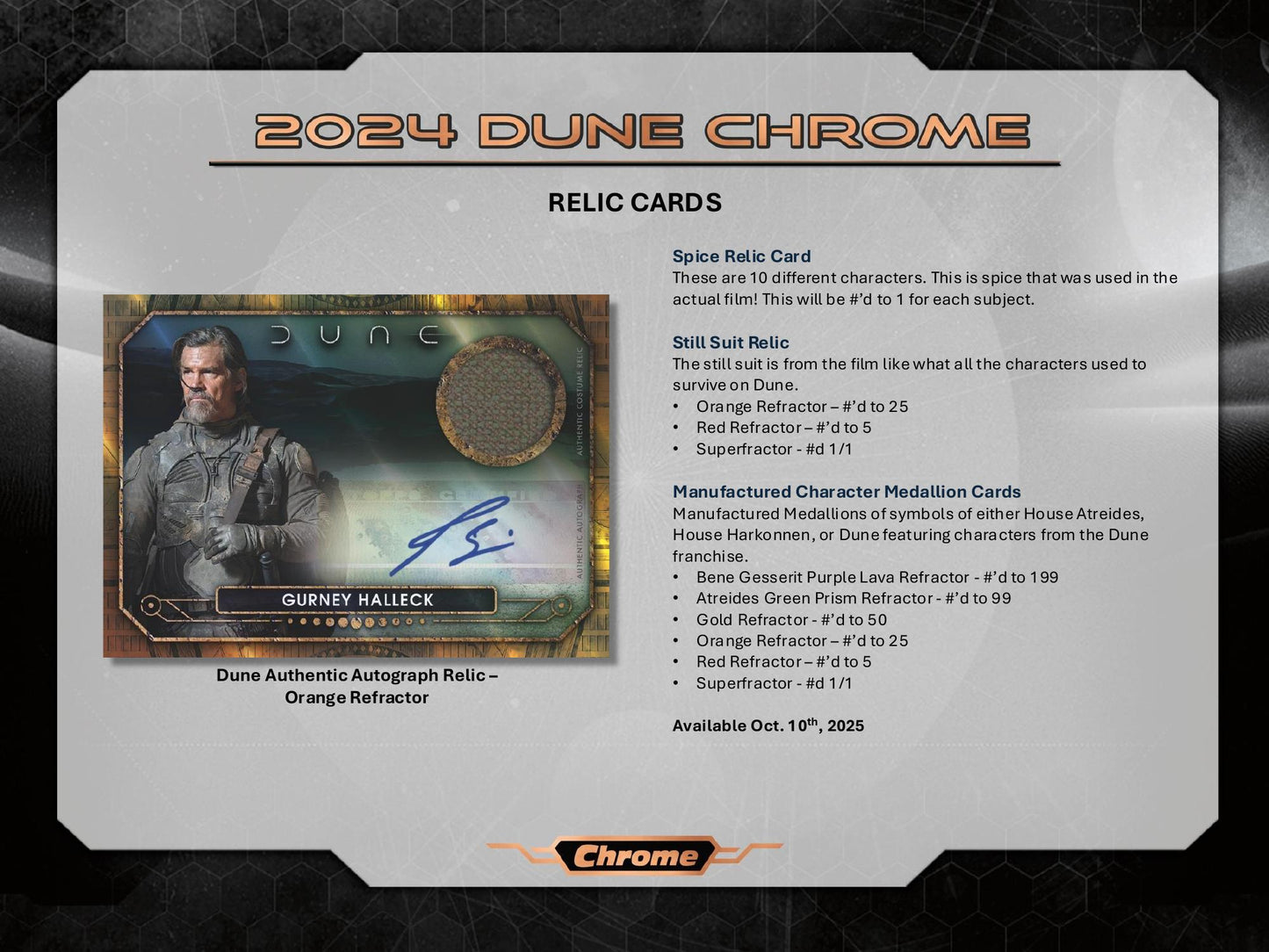Topps Chrome Dune 2024 - Value Box