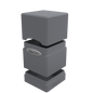 Ultra PRO Satin Tower Deck Box - Smoke Grey