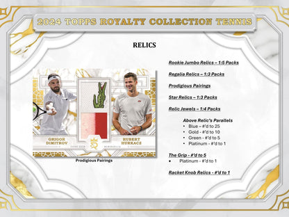 Topps Royalty Tennis 2024 - Hobby Box