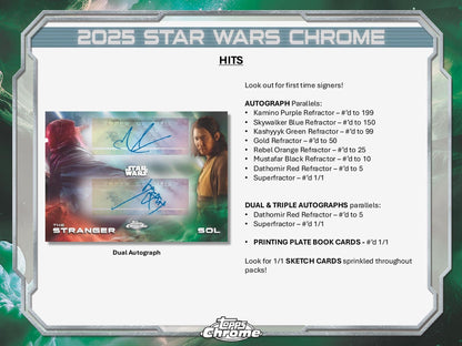 Topps Chrome Star Wars 2025 - Value Box