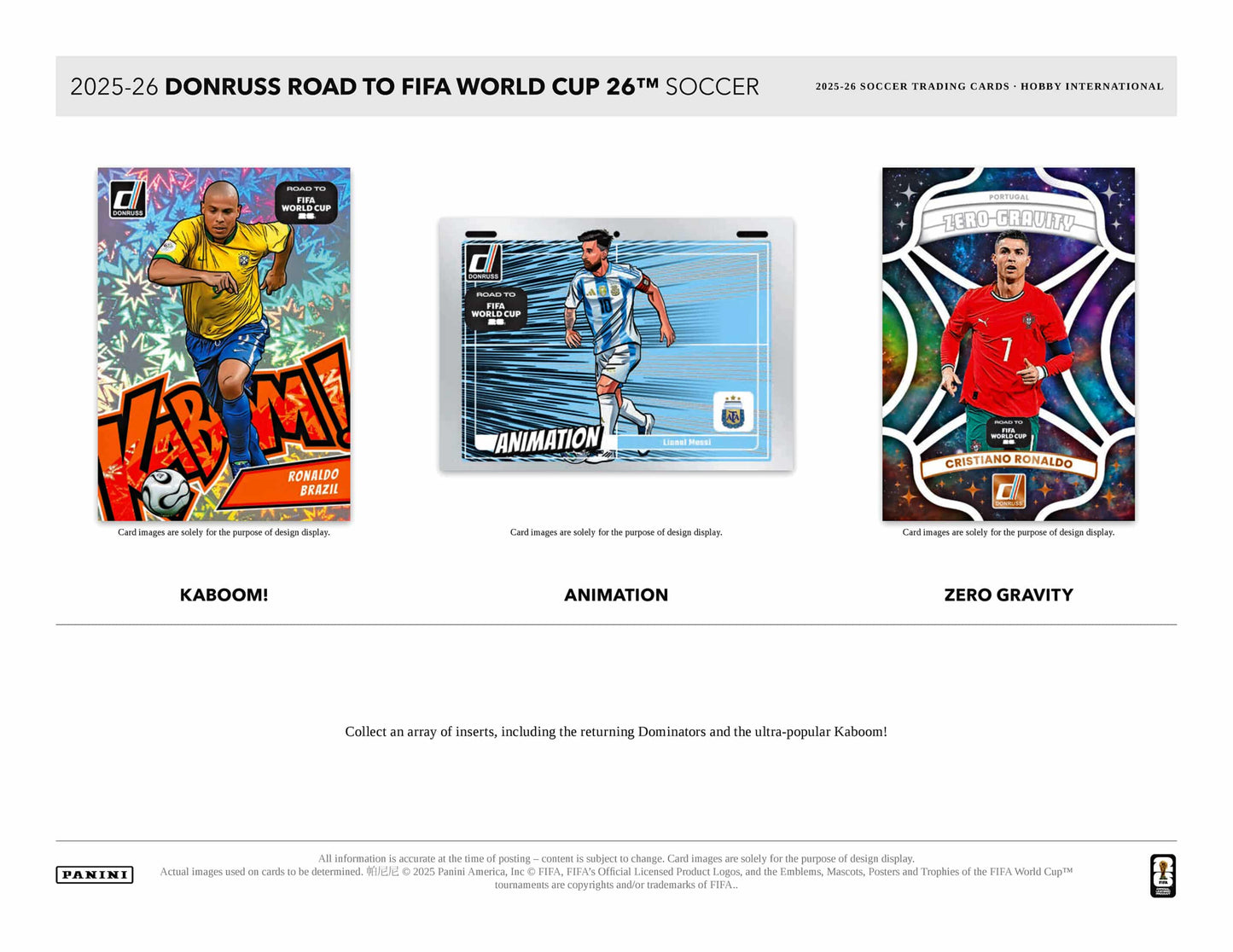 Panini Donruss Soccer Road to World Cup 2025/26 - International Hobby Box