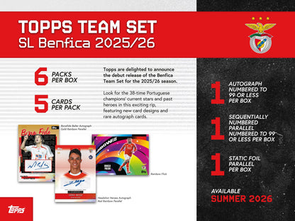 Topps Benfica Team Set 2025/26
