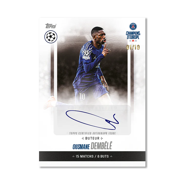Topps Paris Saint-Germain Champions d’Europe 2025
