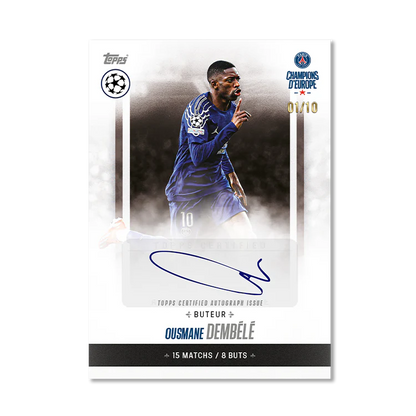 Topps Paris Saint-Germain Champions d’Europe 2025