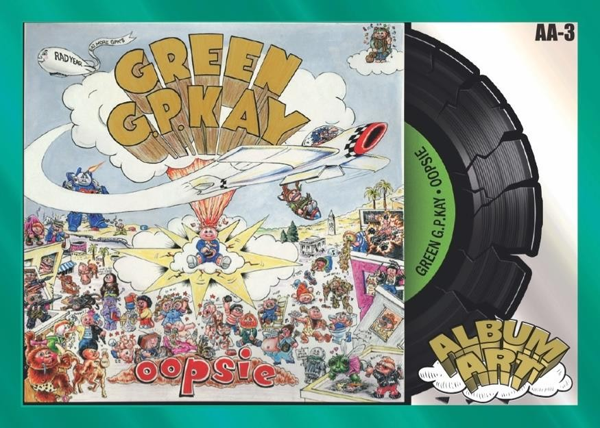 Topps Garbage Pail Kids Battle of the Bands - Green Day