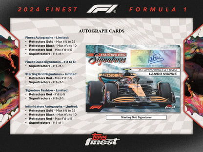 Topps Finest Formula 1 2024 - Hobby Box