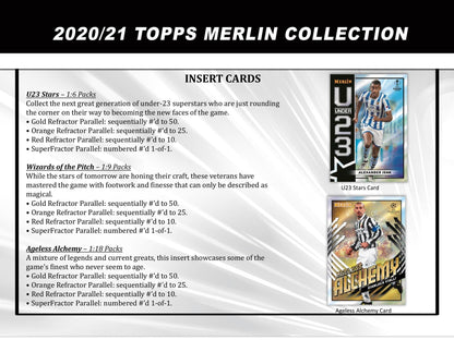 Topps Merlin UEFA Chrome 2020/21 - Hobby box