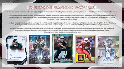 Topps NFL Football Flagship 2026 - Value Box