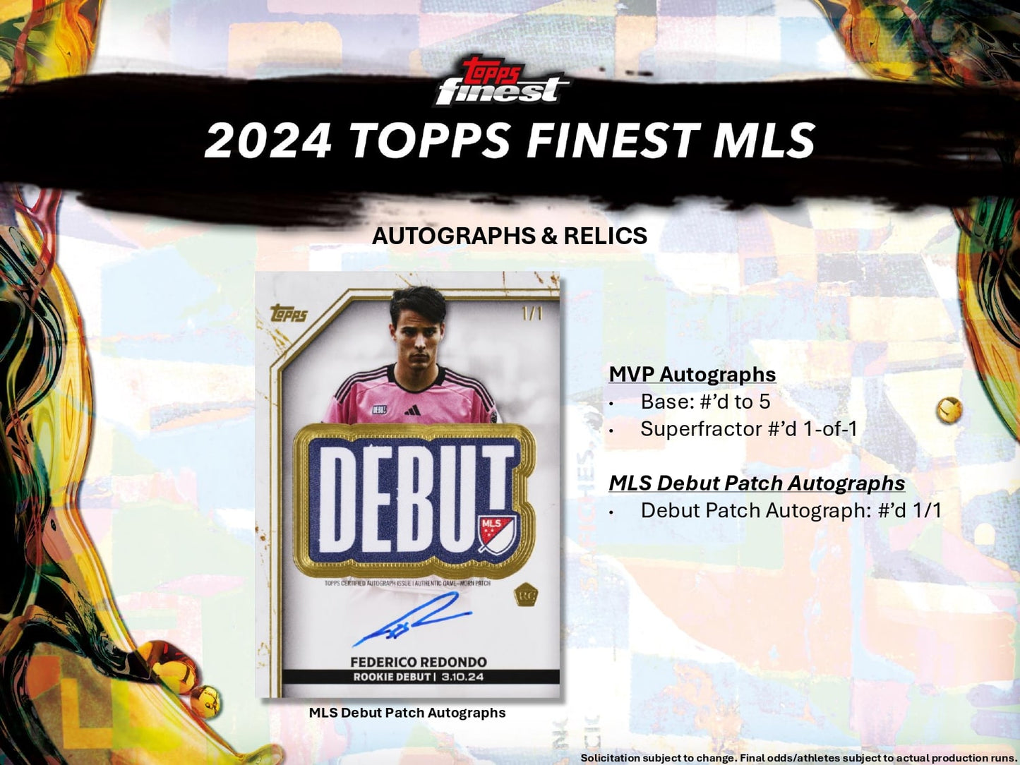 Topps Finest MLS 2024 - Hobby Box