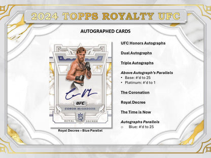 Topps Royalty UFC 2024 - Hobby Box