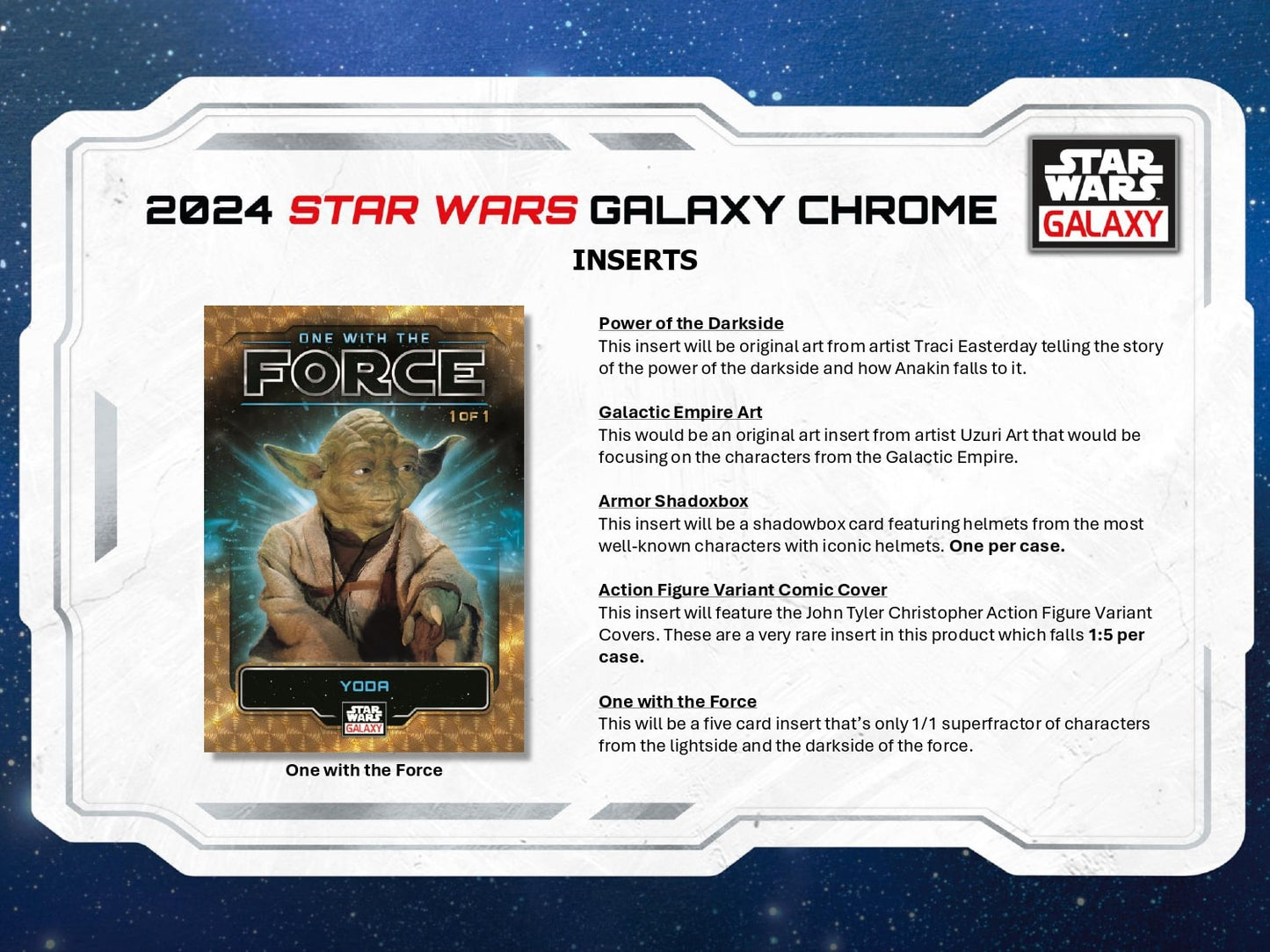 Topps Chrome Star Wars Galaxy 2024 - Hobby Box