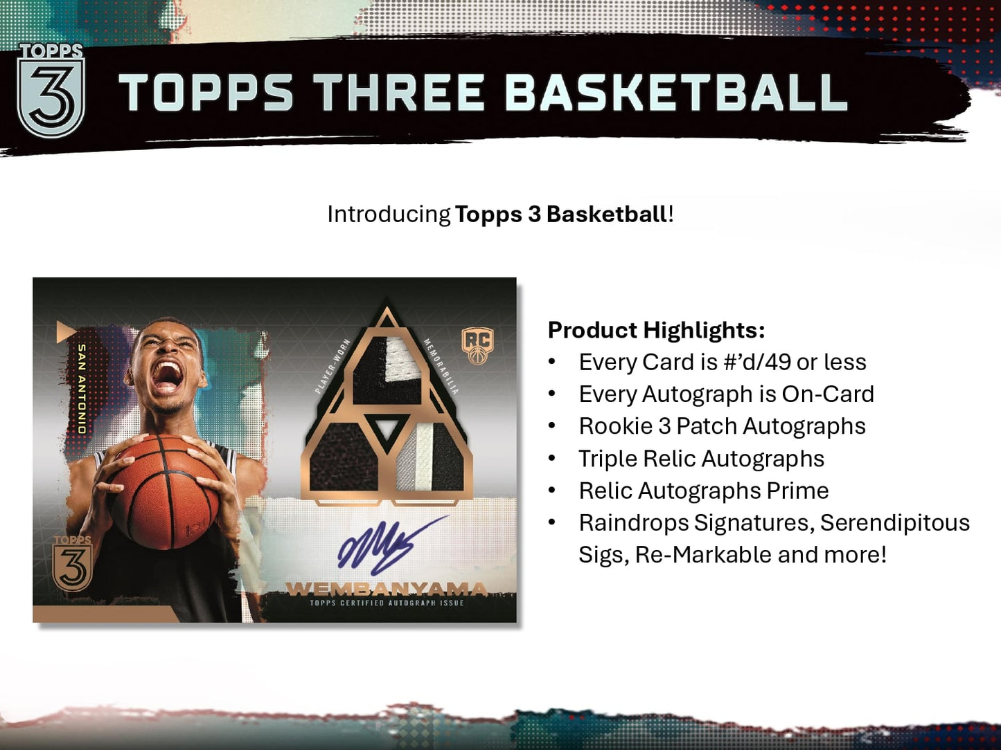 Topps Three Basketball 2023/24 - Hobby Box