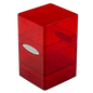 Ultra PRO Satin Tower Deck Box - Glitter Red