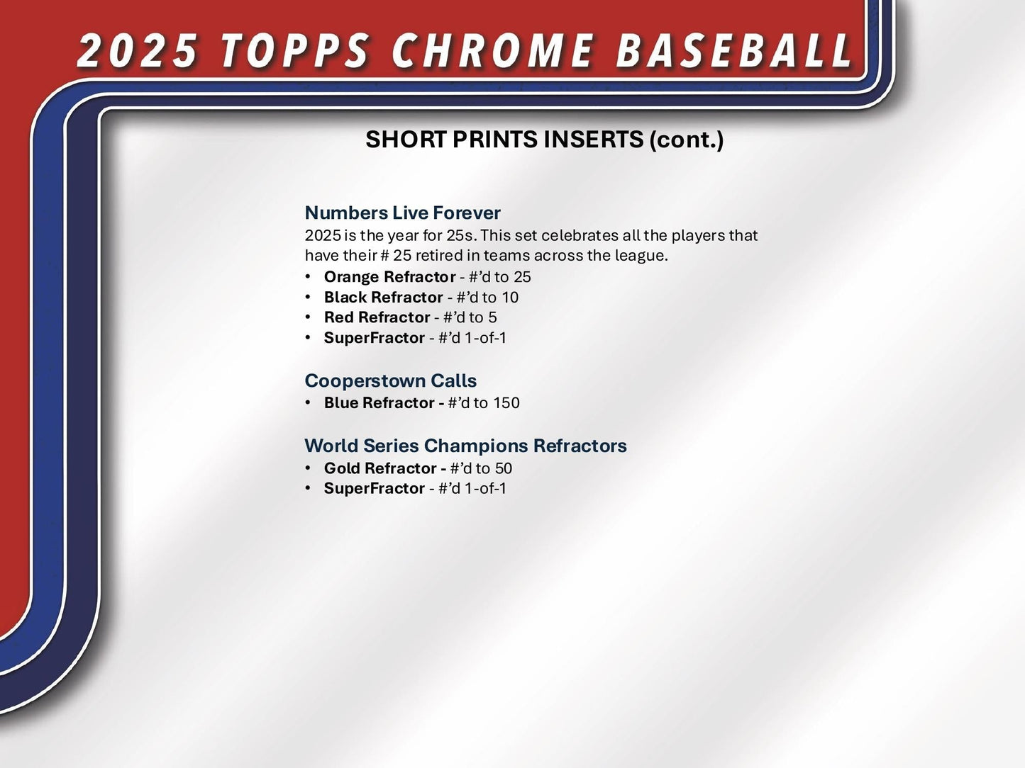 Topps Chrome Baseball 2025 - Breaker's Delight