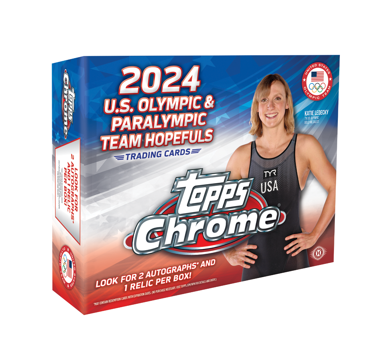 Topps Chrome US Olympic & Paralympic Hopefuls 2024 - Hobby Box