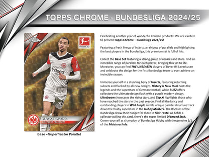 Topps Chrome Bundesliga 2024/25 - Hobby Box