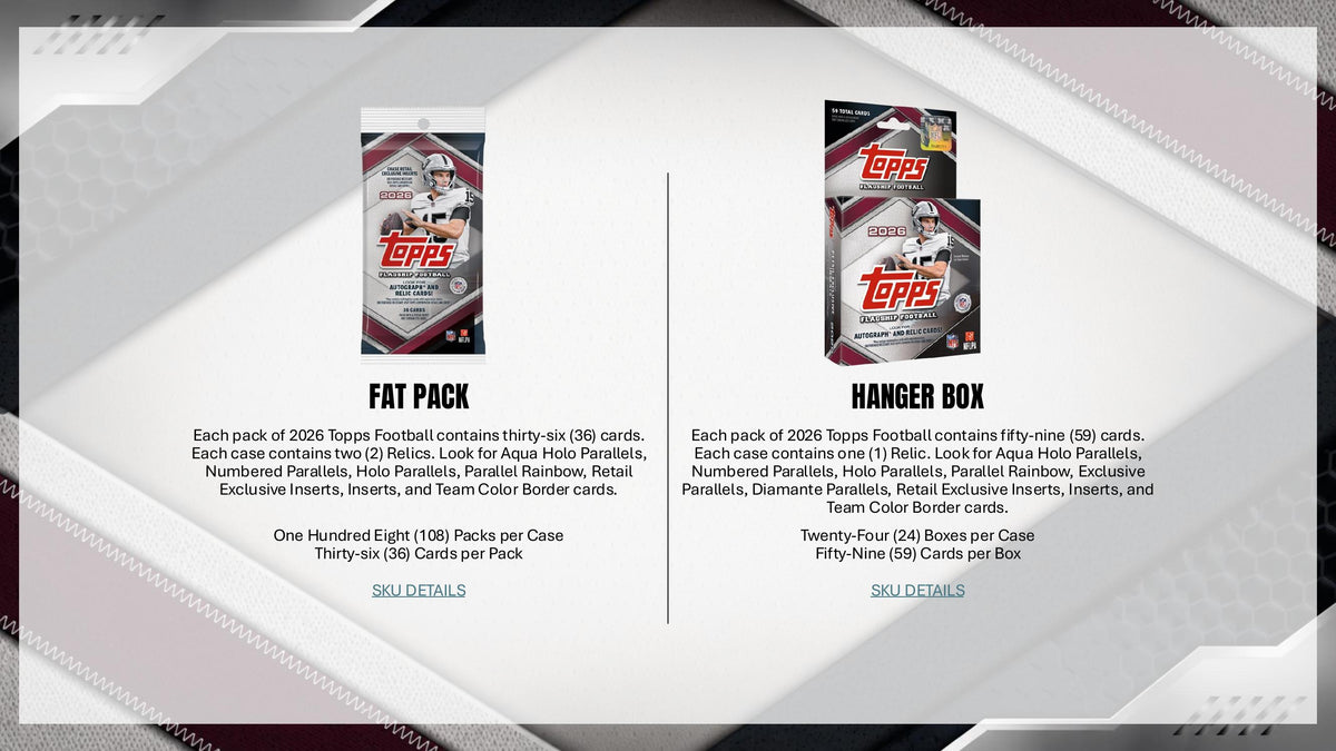 Topps NFL Football Flagship 2026 - Fat Pack