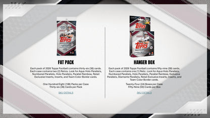 Topps NFL Football Flagship 2026 - Fat Pack