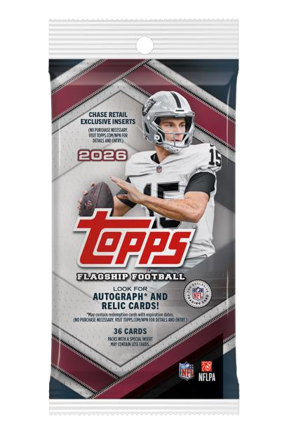 Topps NFL Football Flagship 2026 - Fat Pack