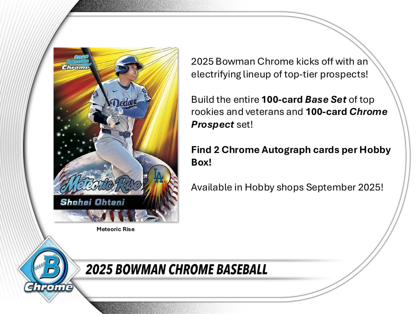 Topps Bowman Chrome Baseball 2025 - Hobby Box