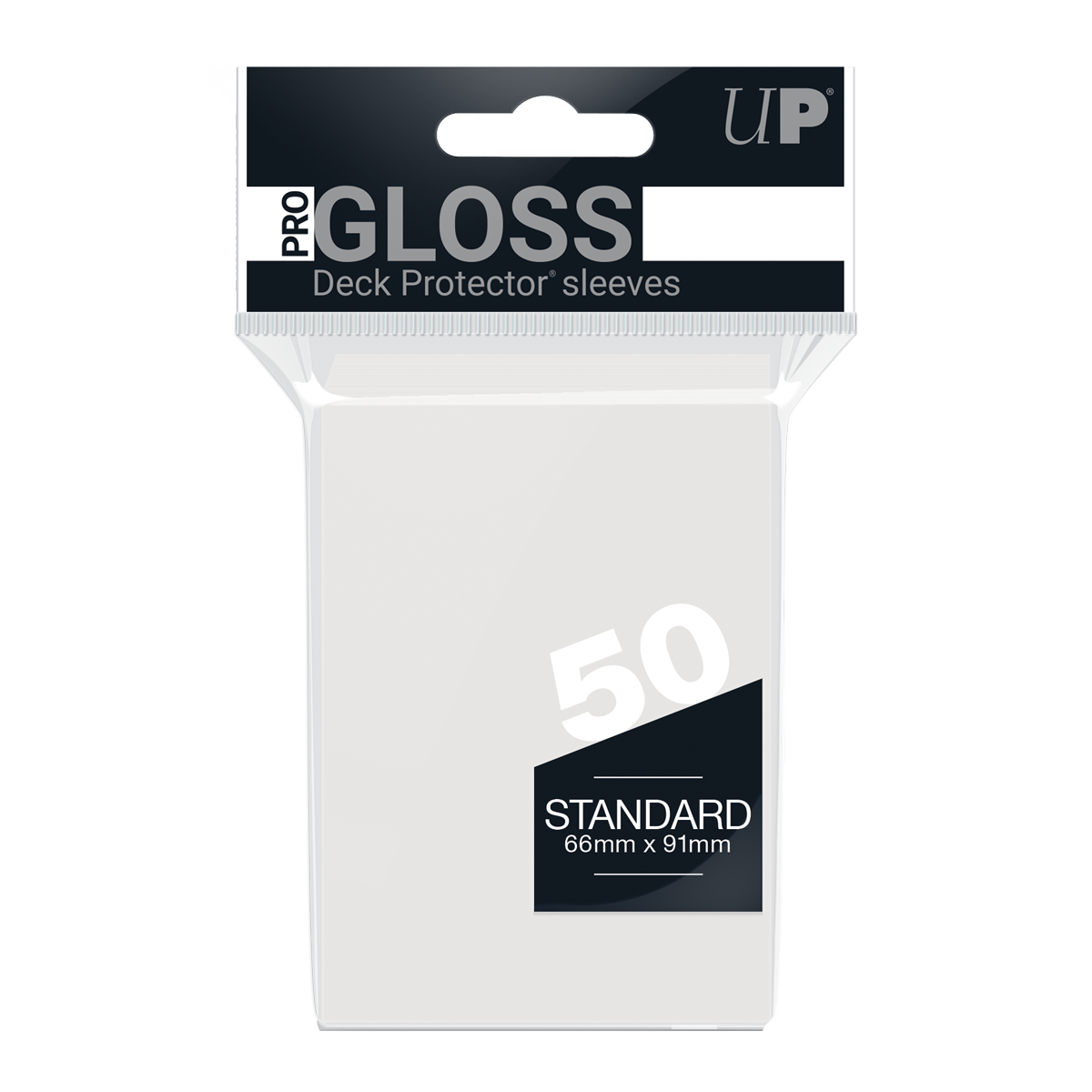 Ultra PRO PRO-Gloss Standard Deck Protector sleeves - Clear (50)