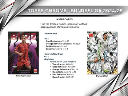Topps Chrome Bundesliga 2024/25 - Hobby Box