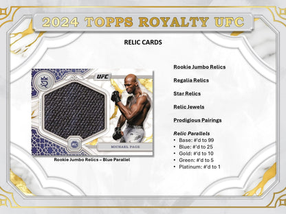 Topps Royalty UFC 2024 - Hobby Box