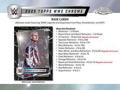 Topps Chrome WWE 2025 - Mega Box
