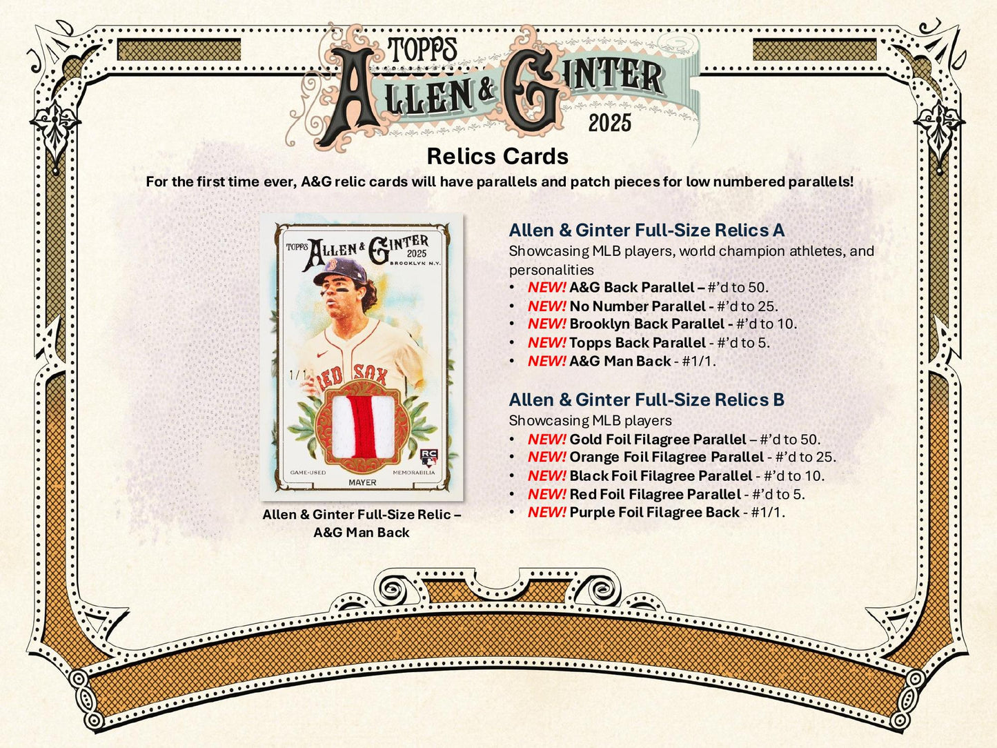 Topps Allen & Ginter Baseball 2025 - Value Box