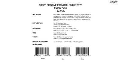 Topps Pristine Premier League 2025/26 - Hobby Box