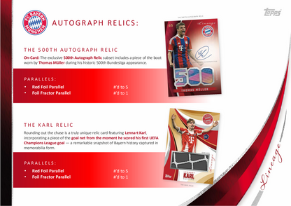 Topps FC Bayern Lineage 2025/26 - Hobby Box