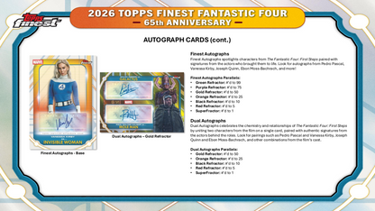 Topps Finest Fantastic Four 2026 - Hobby Box