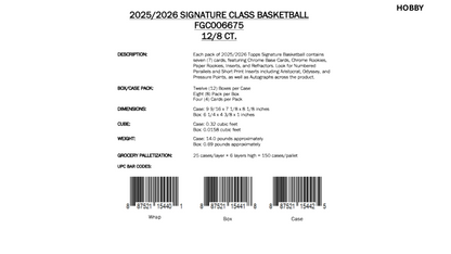 Topps NBA Signature Class Basketball 2025/26 - Mega Box
