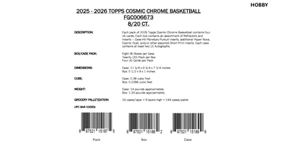 Topps Cosmic Chrome Basketball 2025/26 - Hobby Box