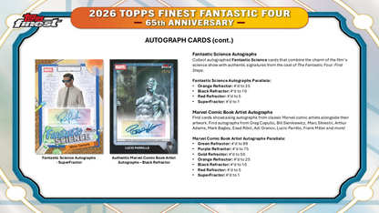 Topps Finest Fantastic Four 2026 - Hobby Box